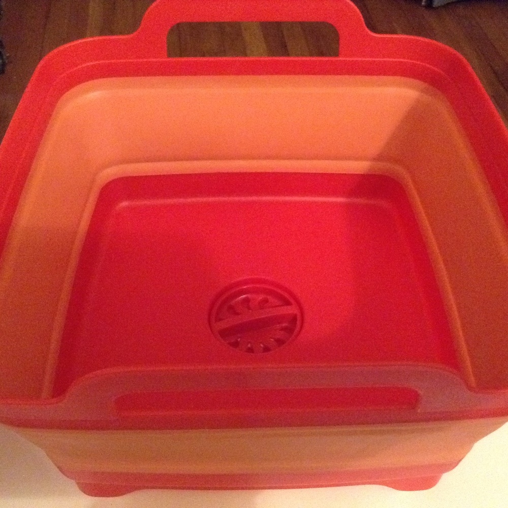 New Collapsible Dish Drainer With Drain Ice Bucket Dishwasher Safe BPA Free